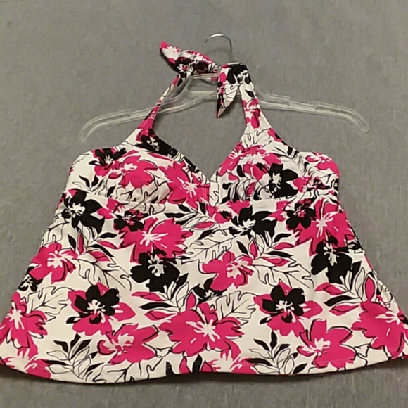 Catalina Halter Twist Tankini Top Medium 8-10 - Picture 1 of 8